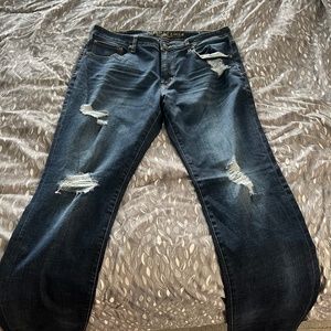 Mens American Eagle 38x36 Slim Straight Jean
